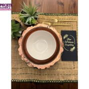 Gold Yaldızlı Siyah İftar Soframıza Hoşgeldiniz Garson Peçete 16 Adet