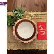 Gold Yaldızlı Kırmızı İftar Soframıza Hoşgeldiniz Garson Peçete 16 Adet