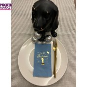 Gold Yaldızlı Mavi Bir Yaş İyi Ki Doğdun Garson Katlama Peçete 16 Adet