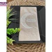 Gümüş Yaldızlı Kraft Hoş Geldin Ramazan Garson Katlama 16 lı Yeni Model