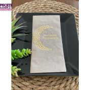 Gold Yaldızlı Kraft Hoş Geldin Ramazan Garson Katlama 16 lı Yeni Model