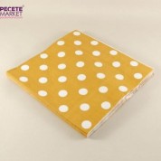 Gold Üzeri Beyaz Puantiyeli Peçete