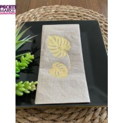 Gold Yaldızlı Kraft Deve Tabanı Peçete