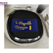 Gold Yaldızlı Lacivert Hoş Geldin Ramazan Peçete 16 lı