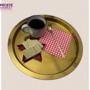 Kırmızı Beyaz Ekoseli Peçete 33x33 cm