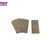 Gümüş Yaldızlı Kraft Just Engaged Peçete 16 lı