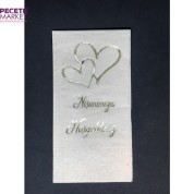 Gold Yaldızlı Kraft Nişanımıza Hoş geldiniz Peçete