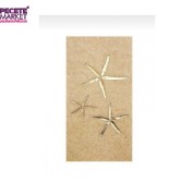 Gold Yaldızlı Kraft Deniz Yıldızı Peçete