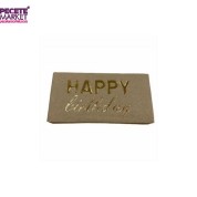 Gold Yaldızlı Kraft Happy Bırthday Garson Peçete