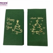 Yılbaşı Peçetesi Yeşil 2 li Set