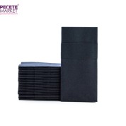 Siyah Cepli Aır Touch Peçete 12 Adet 40x40