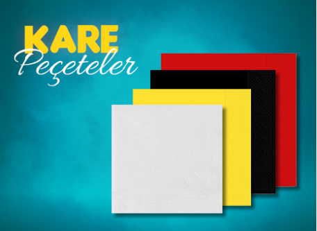 Düz Kare Peçeteler