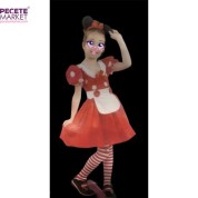 Minnie Mause Kostüm 3-4-5 Yaş