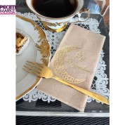 Gold Yaldızlı Kraft İyi Bayramlar Peçete 16 lı