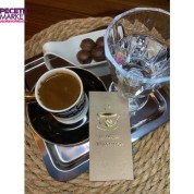 Gold Yaldızlı Kraft Bi Fincan Antidepresan Peçete 6x12 cm