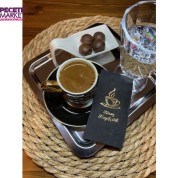 Gold Yaldızlı Siyah Biraz Keyifçilik Peçete 6x12 cm